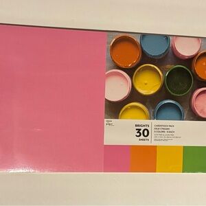 Recollections Brights Cardstock Pack - Pink, Orange, Yellow, Green, Blue